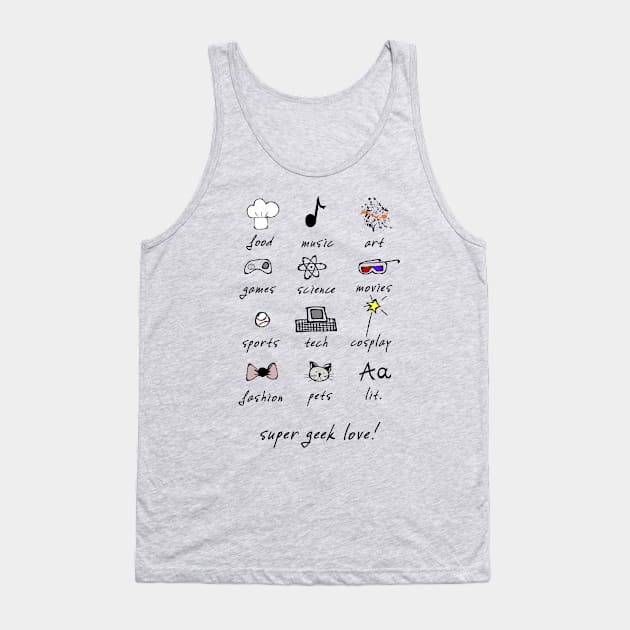 ELEMENTS OF GEEK! Tank Top by gasponce